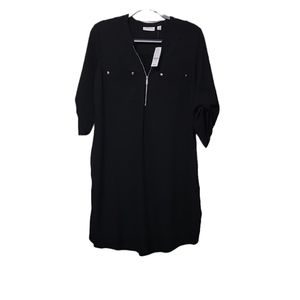 NY & C Black Stretch T-shirt Dress Size M